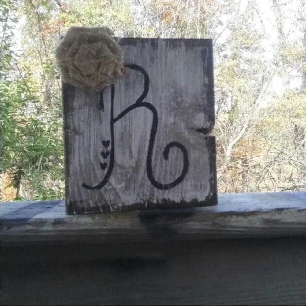 Letter name block
